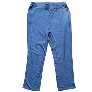 Laura Plus Blue Joggers with Elastic Waistband Soft Stretch Fabric Women’s 2X